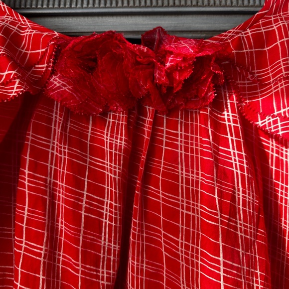 Doen Analicia Sylvie Plaid top size L - Picture 8 of 14